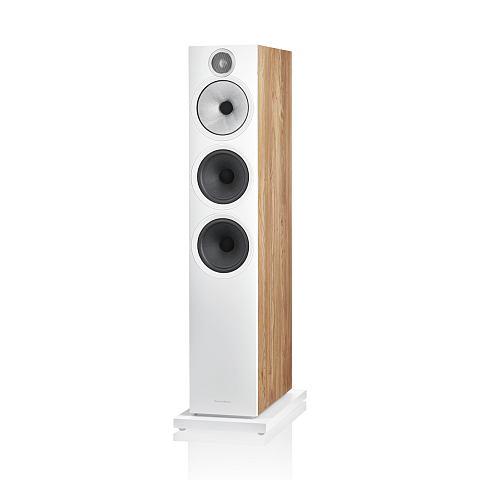 Bowers & Wilkins 603 S3 3-Wege Weiß, Holz Kabelgebunden