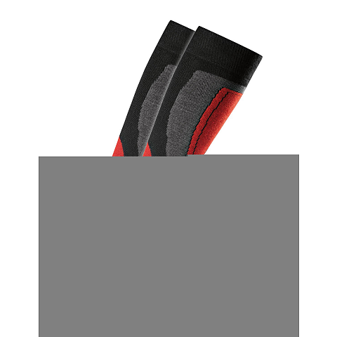 Rohner Ski Kids Unisex Sportsocken Schwarz, Rot 2 Paar(e)