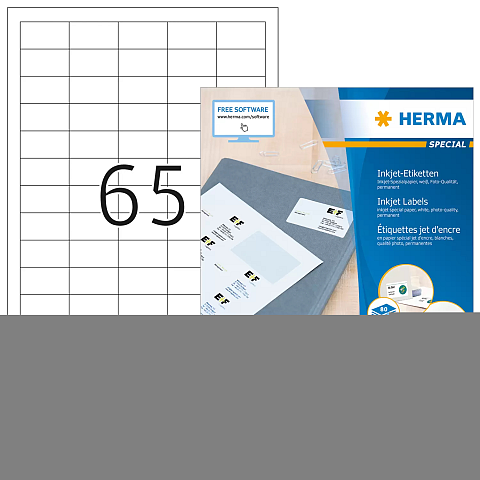 HERMA 10778 Druckeretikett