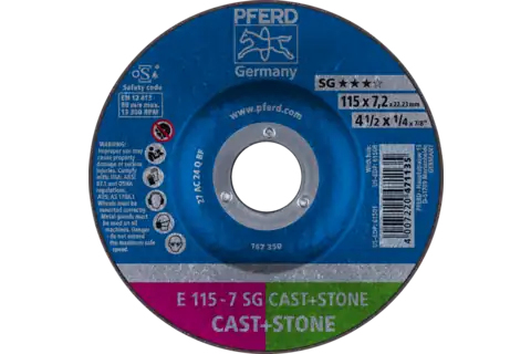 PFERD Grinding wheels SG CAST+STONE Winkelschleifer