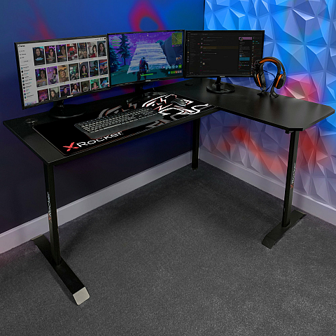 X Rocker 2022068 Computertisch Grau