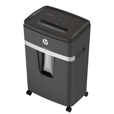 HP Pro Shredder 18CC Aktenvernichter Partikelschnitt-Zerkleinerung 55 dB 22 cm Schwarz