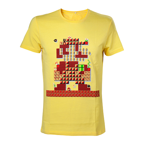 DIFUZED Mario 30th Anniversary T-Shirt Rundhals Kurzärmel Baumwolle
