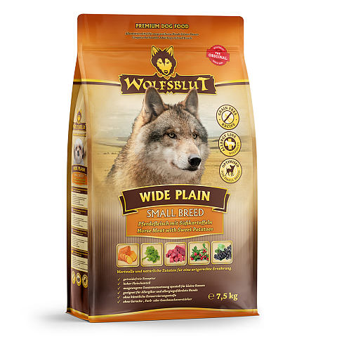Wolfsblut Adult Small Breed Wide Plain 7,5 kg Pferd
