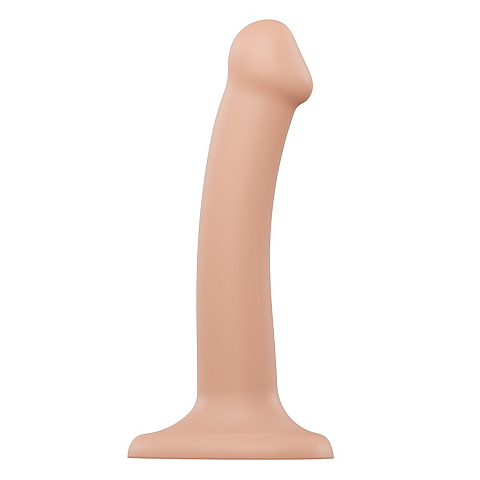 Strap-on-me 6013090 Vibrator Umschnalldildo Analverkehr, Vaginaler Sex Beige Silikon 170 mm 2,7 cm