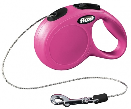 TRIXIE New CLASSIC XS 3 m Schwarz, Pink Hund Rückziehbare Leine