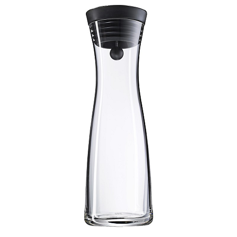 WMF 0617706040 Karaffe 1 l Schwarz, Transparent