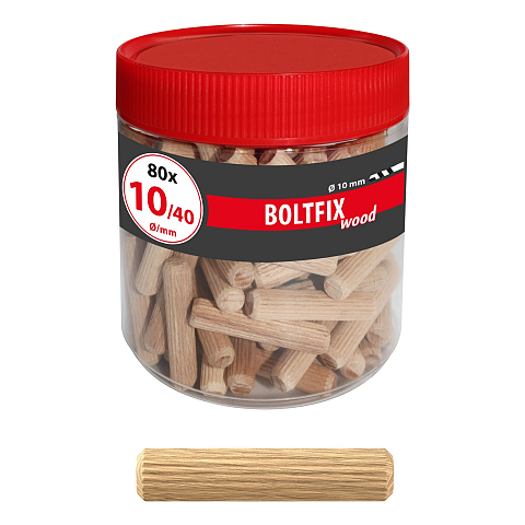 TOX Dübel 015200141 Dübel 100 Stück(e) Holz Rund