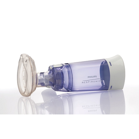 Philips OptiChamber Diamond HH1306 Vorschaltkammer mit Ventil und Maske