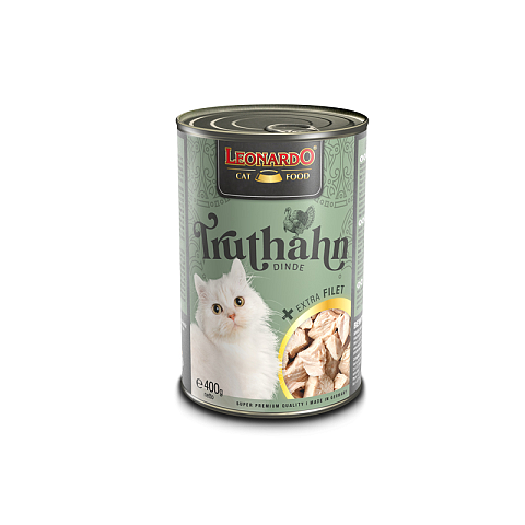 Leonardo Cat Food LEONARDO Truthahn + extra Filet