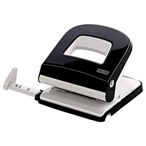 Novus E 225 Locher 25 Blätter Schwarz