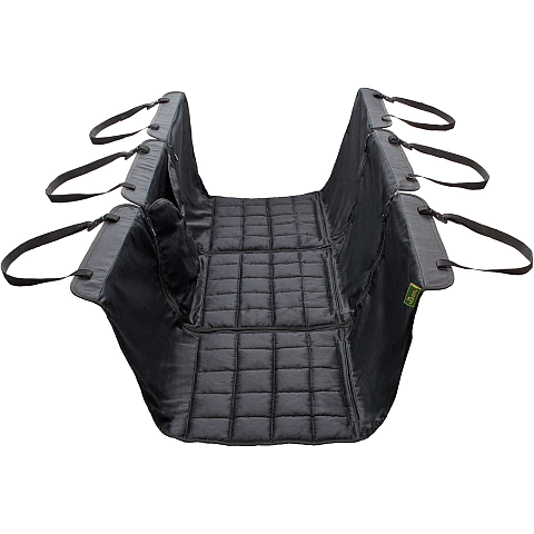 Hunter 68197 Hundeautositz/-kofferraumabdeckung Autositzbezug Baumwolle, Polyester Schwarz