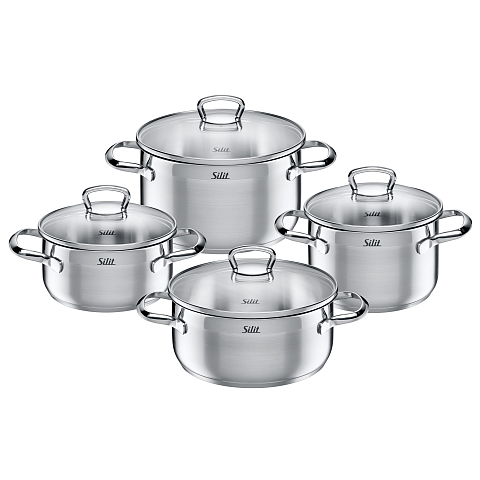 WMF Silit Toskana Topf-Set Edelstahl