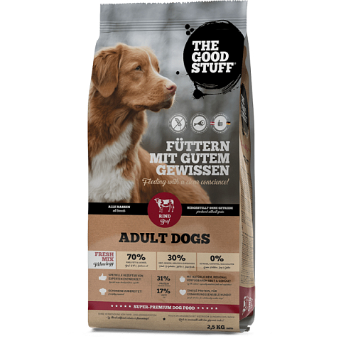 The Goodstuff TGS10015 Hunde-Trockenfutter 2,5 kg Adult Rind