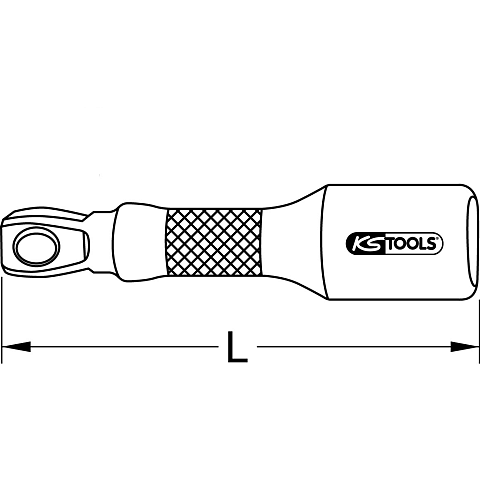 KS Tools 918.1264 Schraubenschlüsseladapter/-erweiterung 1 Stück(e) Verlängerungsstange