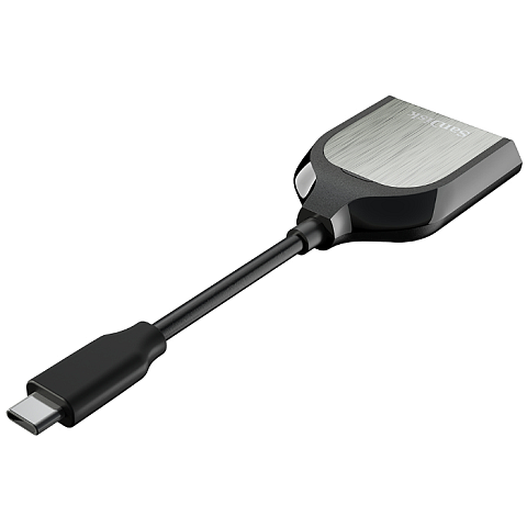 SanDisk Extreme PRO Kartenleser USB 3.2 Gen 1 (3.1 Gen 1) Type-C Schwarz, Silber