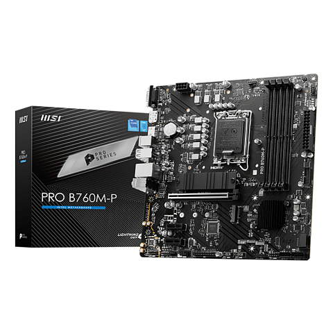 MSI PRO B760M-P Motherboard Intel B760 LGA 1700 micro ATX