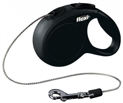 TRIXIE New CLASSIC XS 3 m Schwarz Hund Rückziehbare Leine