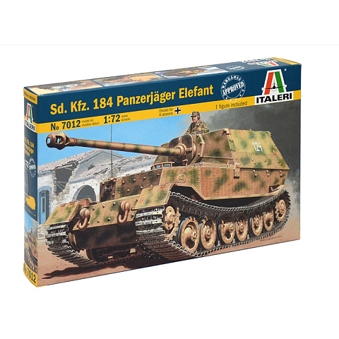 Italeri PANZERJG. ELEFANT Tank model Montagesatz 1:72