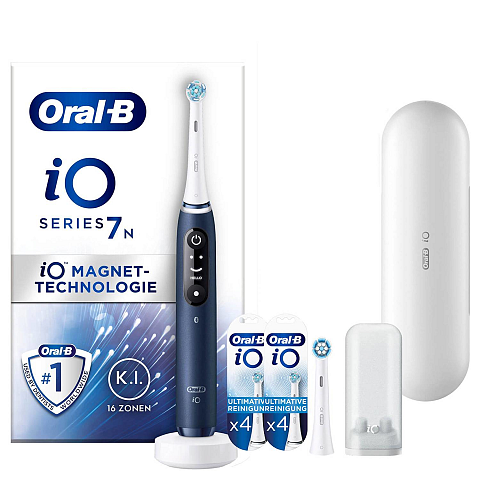 Oral-B iO Series 7N Sapphire Blue Erwachsener Vibrierende Zahnbürste Blau