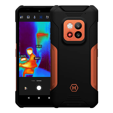 HAMMER Construction 2 Thermal 5G 16,7 cm (6.58") Dual-SIM Android 14 4G USB Typ-C 8 GB 256 GB 6500 mAh Schwarz