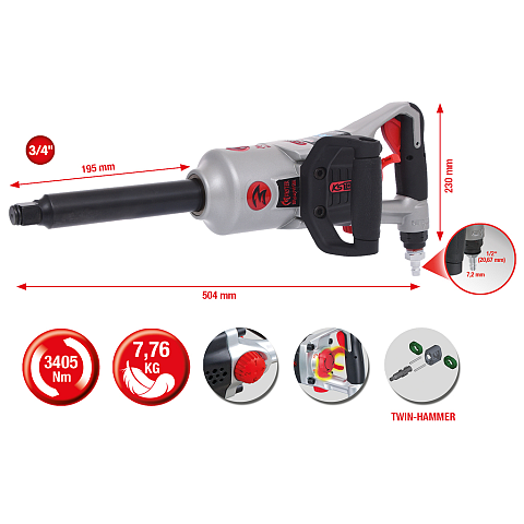 KS Tools 515.3260 Elektroschrauber/Schlagschrauber