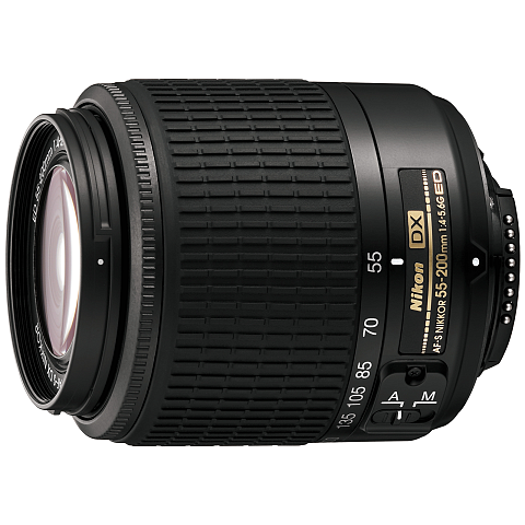 Nikon AF-S DX Zoom-Nikkor 55-200mm f/4-5.6G ED SLR Standardzoomobjektiv Schwarz