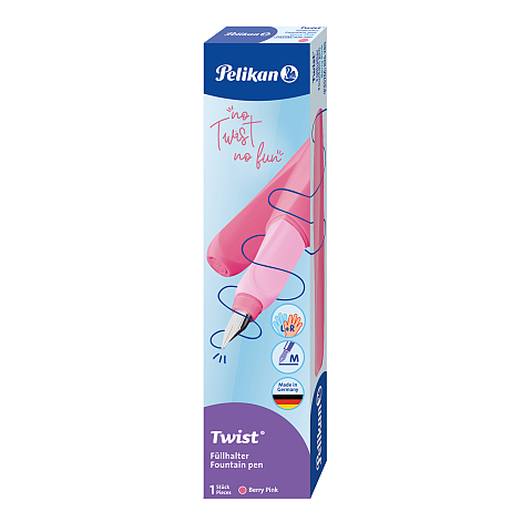 Pelikan Twist Füllfederhalter Kartuschenfüllsystem Pink 1 Stück(e)