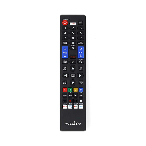Nedis TVRC45SABK Fernbedienung IR Wireless TV Drucktasten