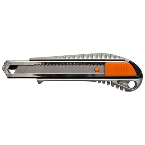 Fiskars 1004617 Teppichmesser Orange, Edelstahl Abbrechmesser