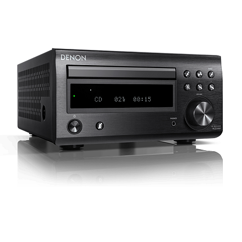 Denon D-M41 Home-Audio-Minisystem 60 W Schwarz, Silber