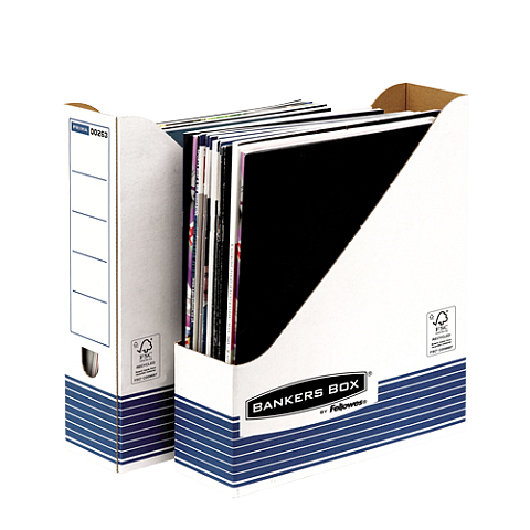 Fellowes 26301 Dateiablagebox Papier Blau, Weiß