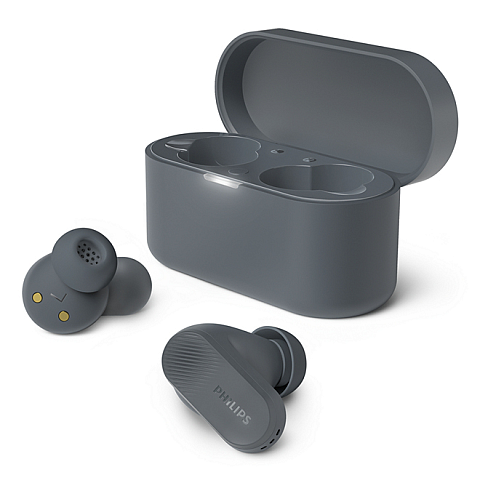Philips 3000 series TAT3509GY/00 Kopfhörer & Headset True Wireless Stereo (TWS) im Ohr Anrufe/Musik Bluetooth Grau