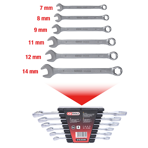 KS Tools 518.0340 Schraubenschlüssel & Set