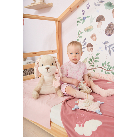 Sterntaler Einschlagdecke Bettdecke für Babys Rot 80 x 90 cm Junge/Mädchen