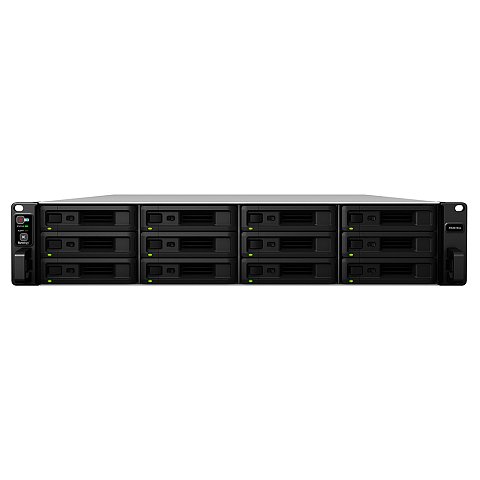 Synology RackStation RS3618xs NAS Rack (2U) Intel® Xeon® D D-1521 8 GB DDR4 0 TB DiskStation Manager Schwarz