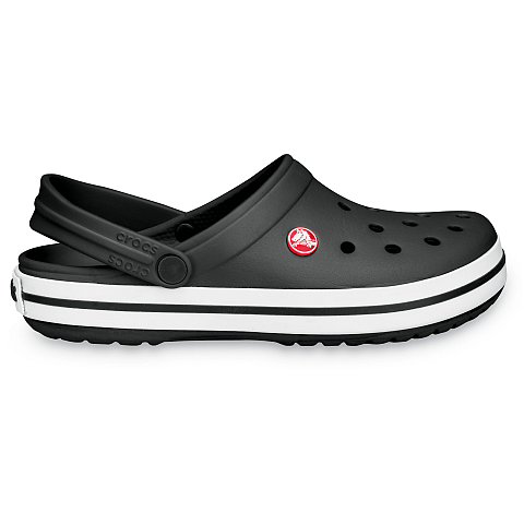 Crocs Crocband Clogs Unisex Schwarz, Weiß