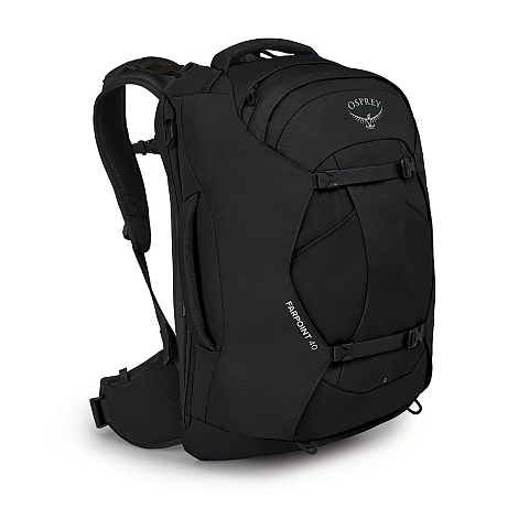 Osprey Farpoint 40 Rucksack Reiserucksack Schwarz Polyester