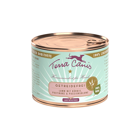 Terra Canis GETREIDEFREI Lamm mit Kürbis, Pastinake und Passionsblume