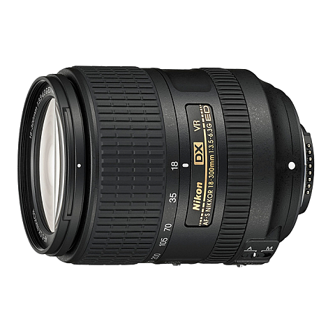 Nikon AF-S DX NIKKOR 18–300mm f/3.5–6.3G ED VR SLR Schwarz