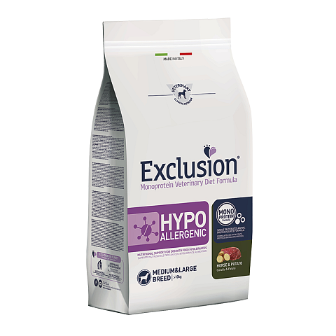 Exclusion 8011259002570 Hunde-Trockenfutter 12 kg Adult Pferd, Kartoffel