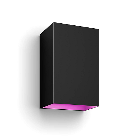 Philips Hue White and Color ambiance Resonate Outdoor Wandleuchte schwarz