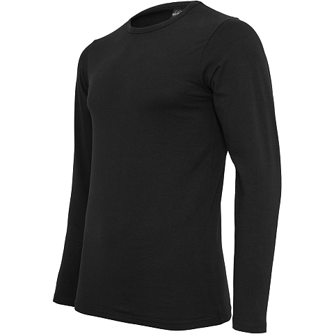 Urban Classics Fitted Stretch L/S T-Shirt Rundhals Langärmlig Baumwolle, Elastan