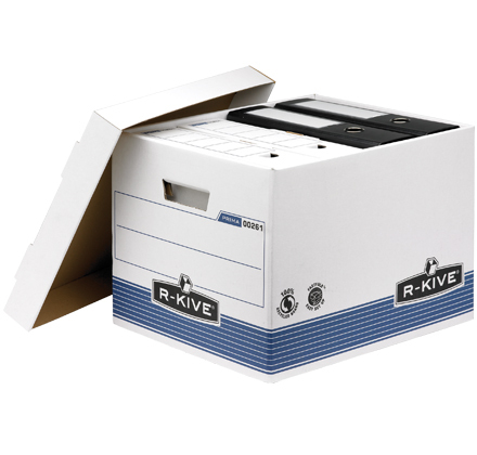 Fellowes 0026101 Dateiablagebox Blau, Weiß