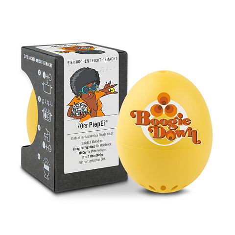 Brainstream A005389 Küchen-Timer Mechanischer Küchentimer Gelb