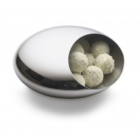 Philippi Cocoon Obstschale Oval Edelstahl Silber 1 Stück(e)