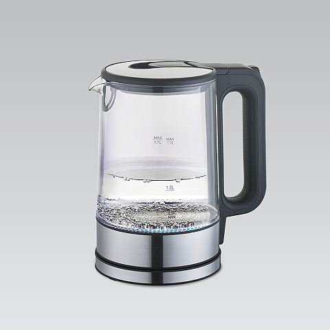 Maestro MR053 Wasserkocher 1,7 l 2200 W Schwarz, Transparent