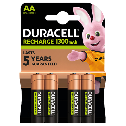 Duracell 4xAA Wiederaufladbarer Akku AA