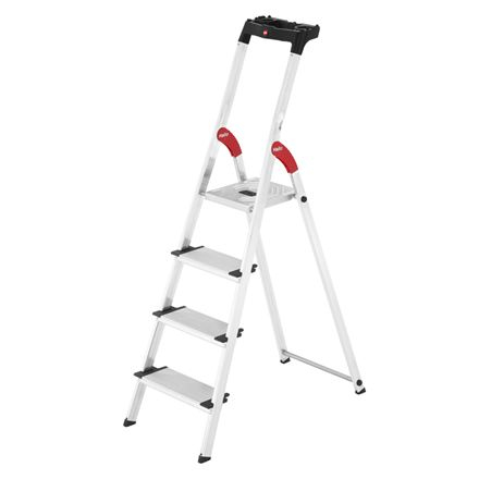 Hailo Alu-Sicherheits-Stehleiter ComfortLine L80 5 Stufen