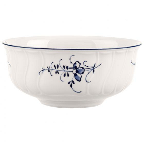 Villeroy & Boch 1023413880 Speiseschüssel Dessertschale 0,4 l Rund Porzellan Blau, Weiß 1 Stück(e)
